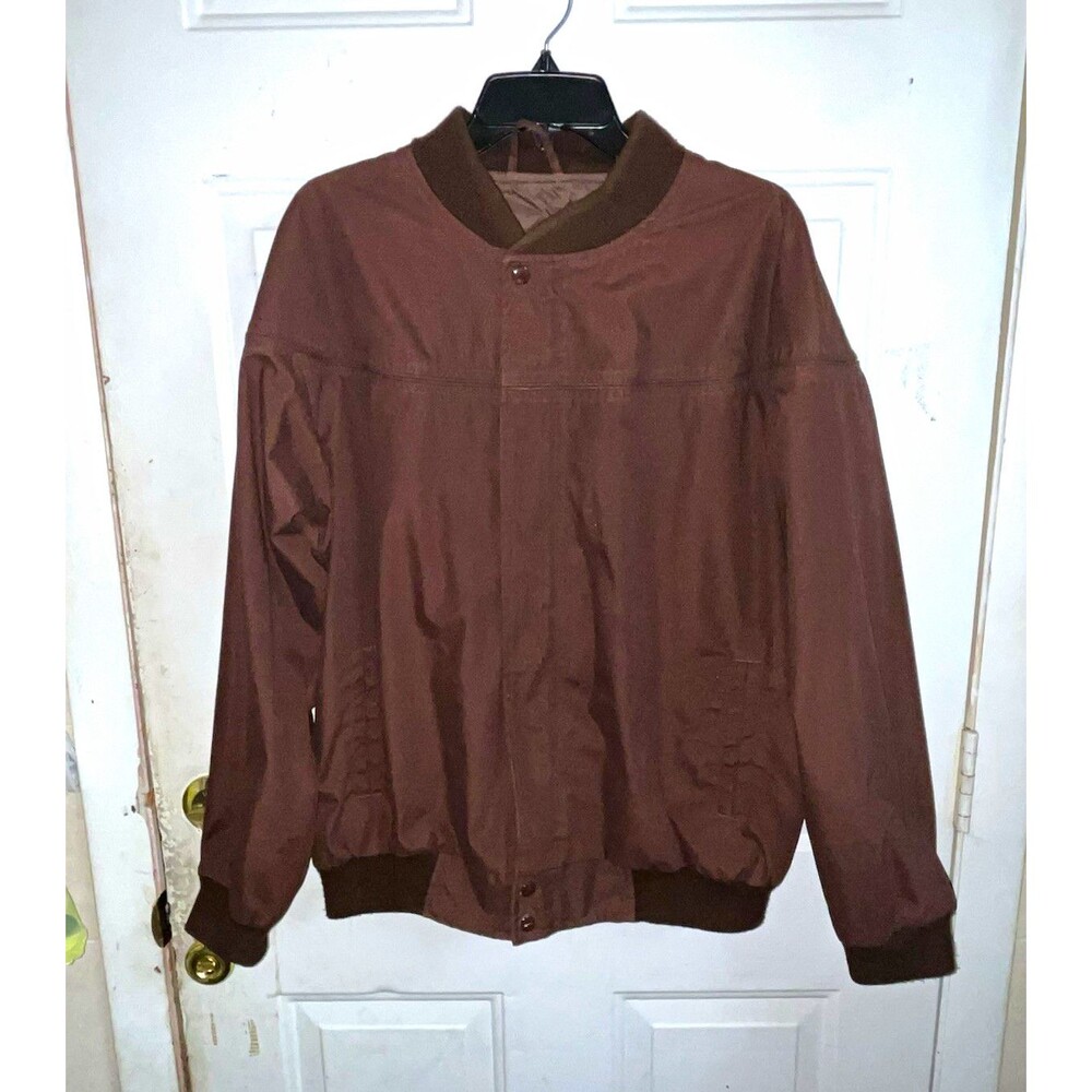 Windbreaker Original Men's Brown Bomber Jacket size M